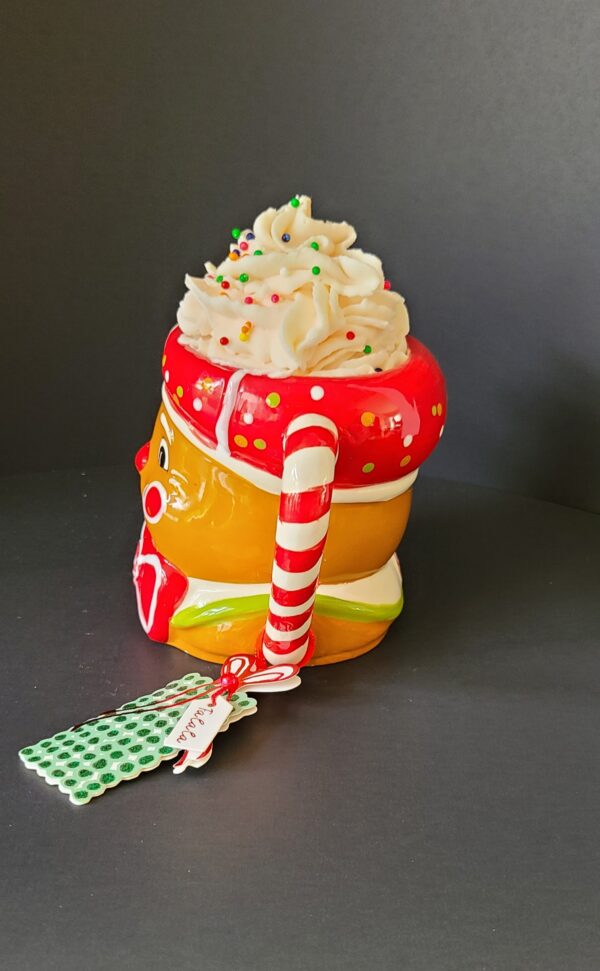 Gingerbread candle mug