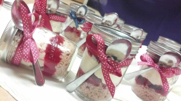 Treats in jars candle for gifts