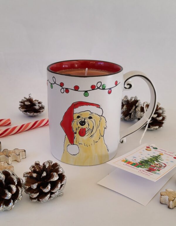 Coffee and my Dag candle mug 100% soy