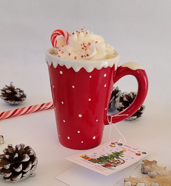 Snowing in Christmas - soy candle with whipped cream