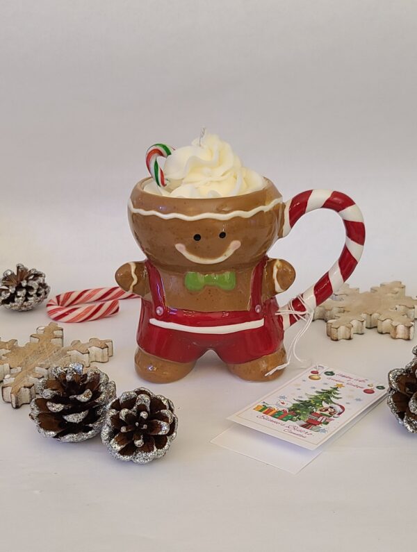 gingerbread mug soy candle