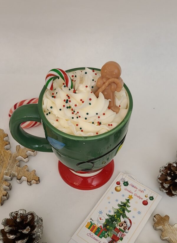 Christmas Lights Mug soy wax