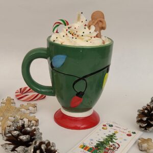 Christmas Lights Mug soy wax