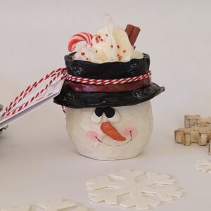 Snowman Delight Candle