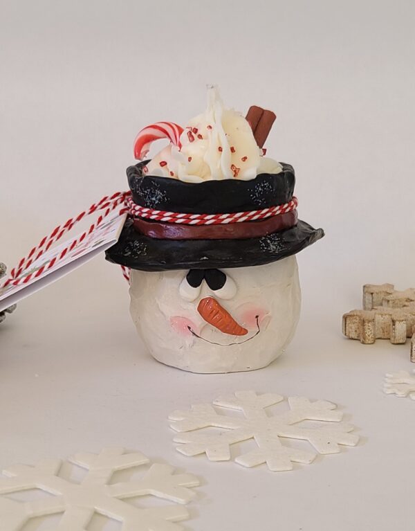 Snowman Delight Candle